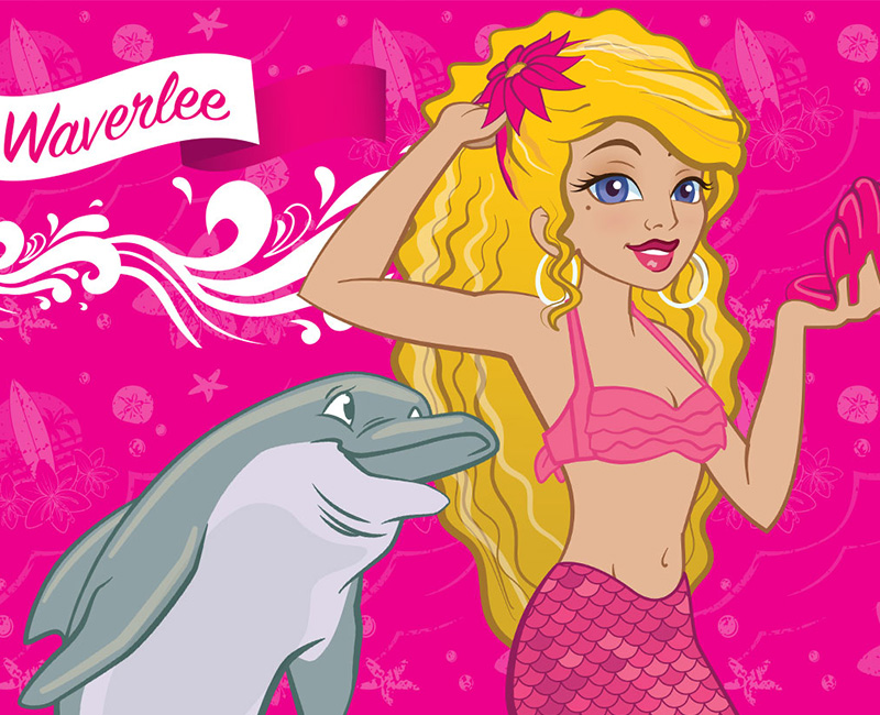 Mermaiden Waverlee says hi