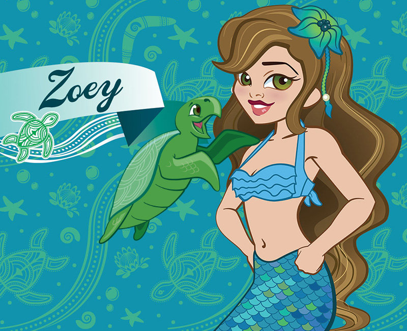 Mermaiden Zoey says hi