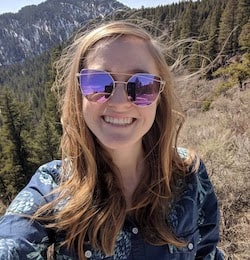 A photo of me outside in a national forest